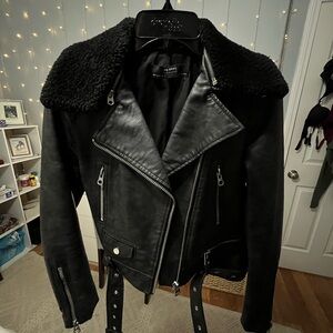 Zara Moto Leather Jacket